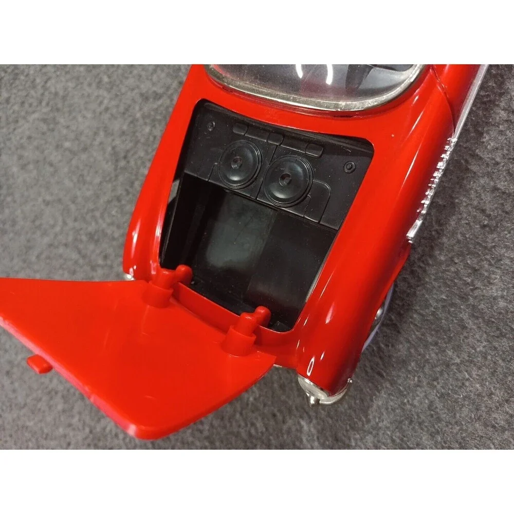 50s Fifties Tinplate Friction Car Red 1953 Corvette Roadster Missing Cassette